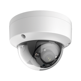 4K Dome Camera TURBOHD / 2.8 mm Lens / IR EXIR up to 30 mts / IP67 / IK10 / 12 VDC / 4 Technologies (TVI / AHD / CVI / CVBS)
