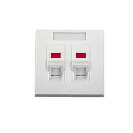 1 Port Wall Cover without CAT5e UTP Jack 1 Port Wall Cover without CAT5e UTP Jack