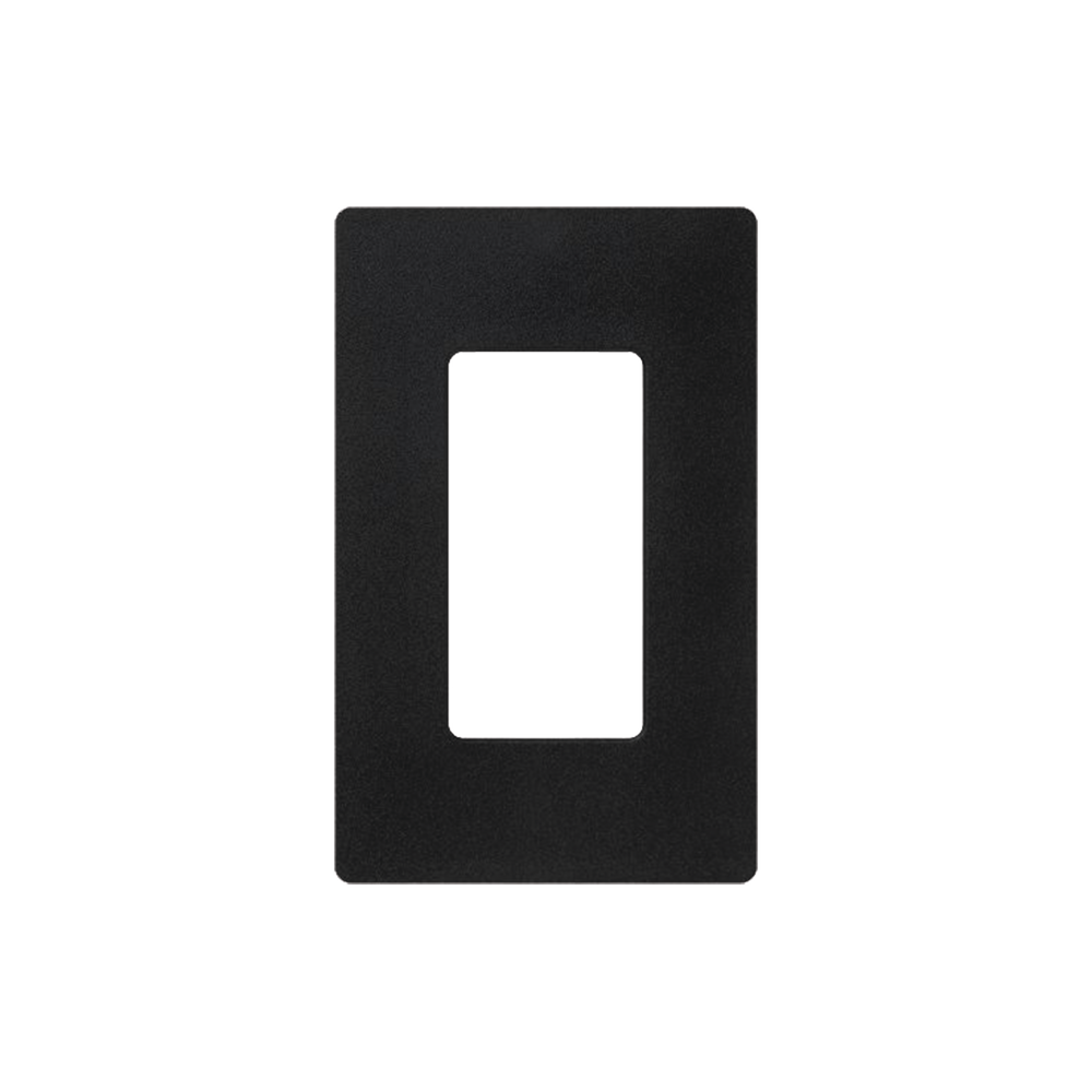 Placa de pared 1 espacio, para atenuador (dimmer), apagador ó control remoto inalámbrico LUTRON.