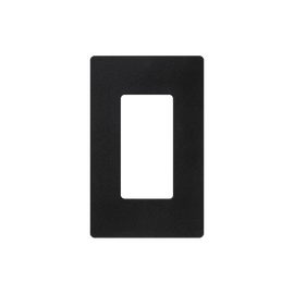 Placa de pared 1 espacio, para atenuador (dimmer), apagador ó control remoto inalámbrico LUTRON.
