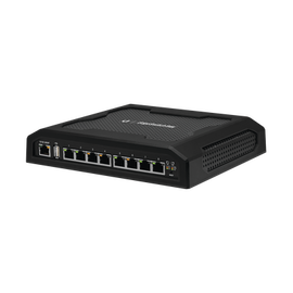 EdgeSwitch 8XP Administrable de 8 Puertos Gigabit PoE PRO de 24 V Pasivo y 48 V Pasivo, con funciones avanzadas de Capa 2