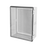 Gabinetes NEMA, cuerpo gris, cubierta transparente (350 x 450 x 200 mm), para interior y exterior, incluye panel