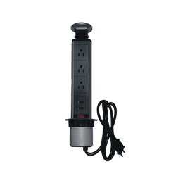 Thorreta de escritorio con 3 contactos eléctricos y 2 USB (11000-63202)