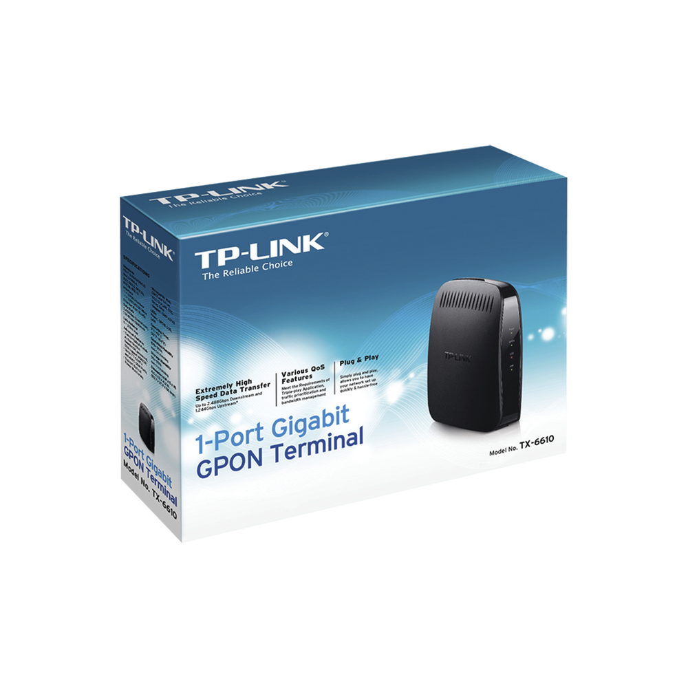 ONU - GPON 1 puerto RJ45 10/100/1000 Mbps, 1 puerto conector SC/APC