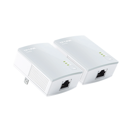 Kit Adaptador Powerline Ethernet, tecnologia HomePlug AV, 500Mbps, Plug and Play, hasta 300 M dentro de casa, 1 Puerto 10/100 Mbps y tamaño ultra compacto