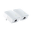 Kit Adaptador Powerline Ethernet, tecnologia HomePlug AV, 500Mbps, Plug and Play, hasta 300 M dentro de casa, 1 Puerto 10/100 Mbps y tamaño ultra compacto