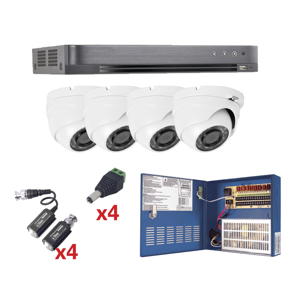 Video Surveillance 8 Channels Kit Turbo HD Technology