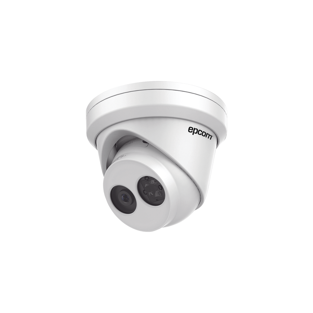 IP Turret camera 8 Megapixel / IR 30m (98ft) / H.265+ / IP67 / WDR 120dB / POE / 2.8mm Lens