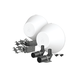 60 Ghz Complete Backhaul Link - Up to 2.5Gbps + 5 GHz Failover Radio - Alignment Tools and Precision Brackets included