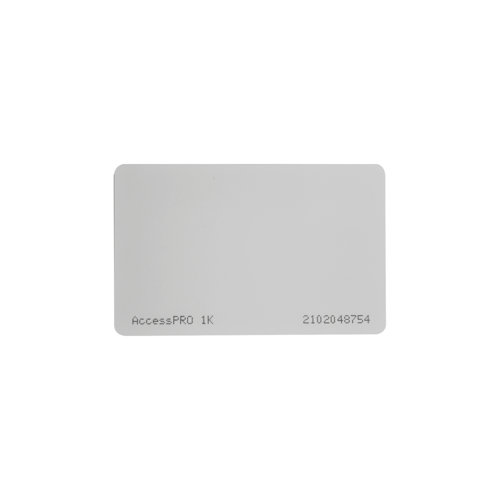 Tarjeta MIFARE Classic / Tipo ISO Card / Memoria 1Kb / Imprimible / Frecuencia 13.56 Mhz/ Formato CR80