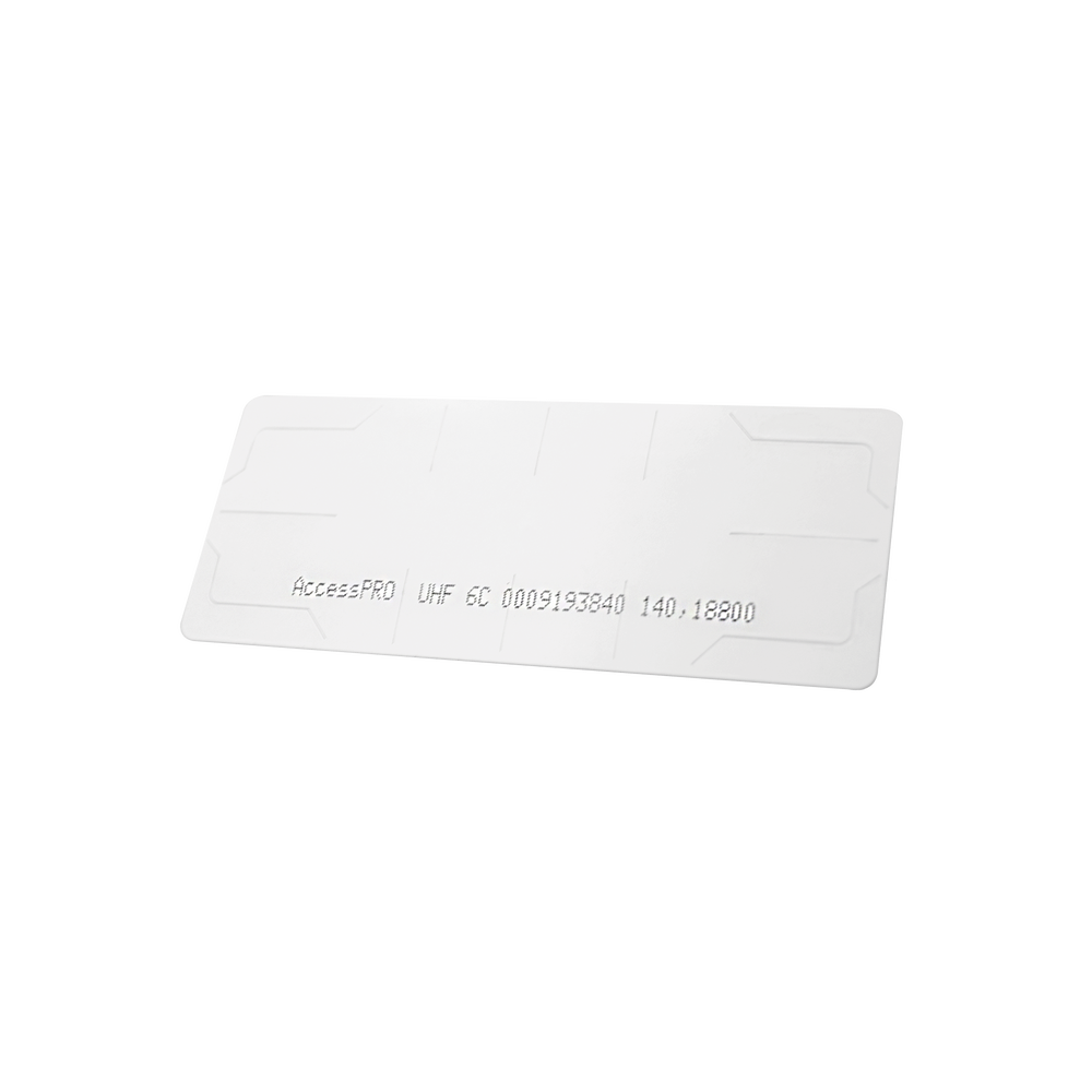 UHF TAG Adherible Tipo Etiqueta / EPC GEN 2 / Se Adhiere al Cristal del Vehículo / Compatible con Lectoras de Largo Alcance PRO12RF