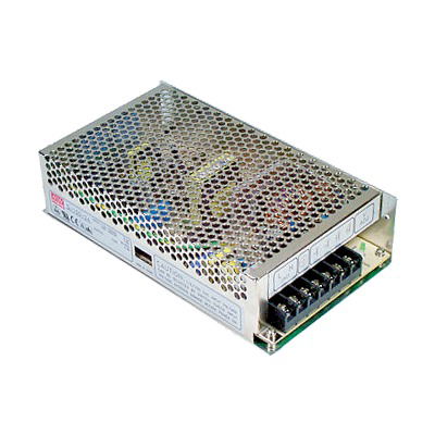 Fuente de poder 27.6V, 5A, industrial conmutada, con circuito cargador de baterías Fuente de poder 27.6V, 5A, industrial conmutada, con circuito cargador de baterías
