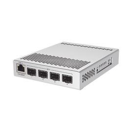 MikroTik CRS305-1G-4S+IN - Conmutador - 4 x SFP+ + 1 x 10/100/1000 (PoE) - sobremesa - PoE+ - alimentación cc