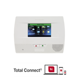 Panel de Alarma Inalambrico Autocontenido con Pantalla Touch L5210, integrable a casa inteligente usando servicio de Total Connect