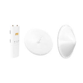 Kit de radio C5C con Antena de 28dBi, Frecuencia (4.9-6.5 GHz), ideal para distancia de hasta 20 km, Radomo Incluido