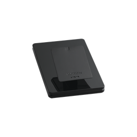 Base de mesa para un control remoto inalámbrico LUTRON. Con goma para evitar deslizamiento.