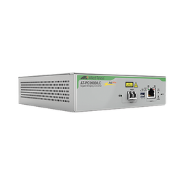 Convertidor de medios Gigabit Ethernet PoE+ a fibra óptica, conector LC, multimodo (MMF), distancia hasta 550 m