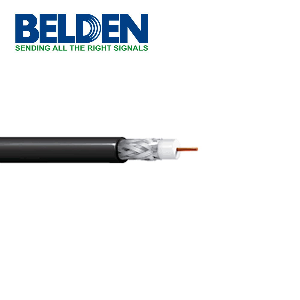 CABLE COAXIAL RG11 PARA CATV BELDEN 1523AX 0101000 NEGRO 305 MTO CABLE COAXIAL RG11 PARA CATV BELDEN 1523AX 0101000 NEGRO 305 MTO