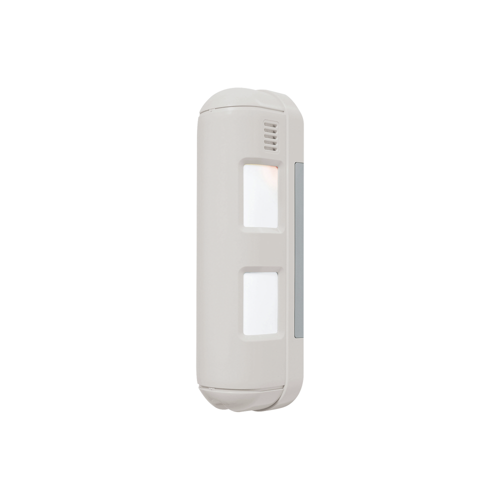 PIR de doble cobertura, ideal para lugares angostos, fachadas o generar bardas virtuales hasta 24 metros
