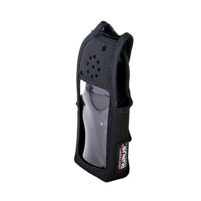 Funda de Nylon, lazo-cinto, capuchón con broches para botones y visor frontal-DTMF / IC-F3161, IC-F3261/ 3360. Funda de Nylon, lazo-cinto, capuchón con broches para botones y visor frontal-DTMF / IC-F3161, IC-F3261/ 3360.