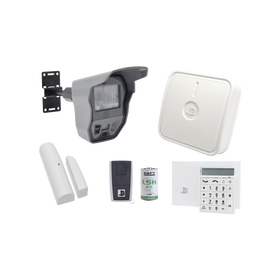Kit de Alarma con Videoverificación a Color Para Exterior, Cobertura Inalámbrica Hasta 300 mts. Soporta hasta 24 PIR con Cámara. Comunicador 3G/IP Incluidos.