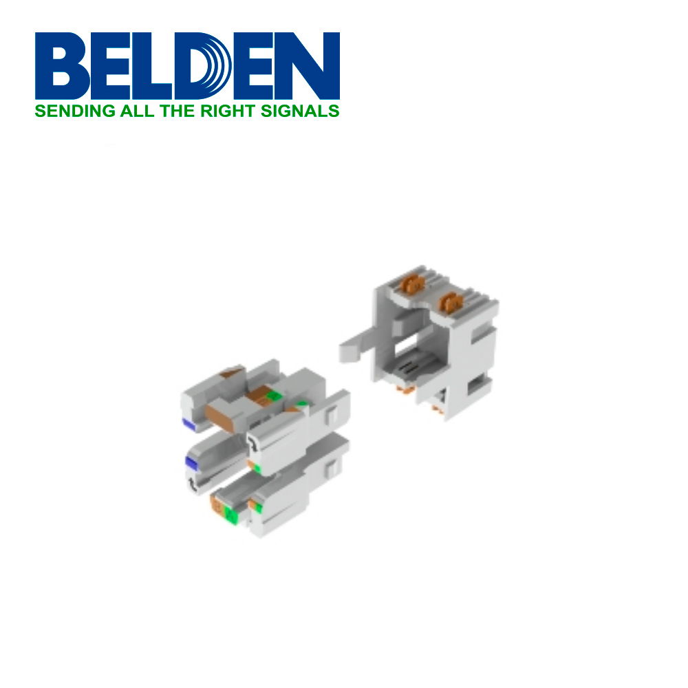 PAQUETE DE NÚCLEOS DE REPUESTO REVCONNECT BELDEN RVUCOEW-B50 IDEAL PARA JACK Y PLUG REVCONNECT 50 PIEZAS COLOR BLANCO TIPO KEYCONNET FIJACIÓN POR COMPRESIÓN HERRAMIENTA COMPATIBLE RVUTT01 USO INTERIOR CALIBRE DEL CONDUCTOR 23-24 AWG