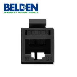 CONECTOR MODULAR JACK RJ45 CAT6A REVCONNECT BELDEN RVAMJKUBK-S1 ESTILO KEYCONNECT NEGRO COMPATIBLE CON FACEPLATE AX102660,AX102655,AX102249 ESQUEMA DE CABLEADO T568A/B HERRAMIENTA COMPATIBLE RVUTT01 USO INTERIOR CALIBRE DEL CONDUCTOR 23-24 AWG CONECTOR MODULAR JACK RJ45 CAT6A REVCONNECT BELDEN RVAMJKUBK-S1 ESTILO KEYCONNECT NEGRO COMPATIBLE CON FACEPLATE AX102660,AX102655,AX102249 ESQUEMA DE CABLEADO T568A/B HERRAMIENTA COMPATIBLE RVUTT01 USO INTERIOR CALIBRE DEL CONDUCTOR 23-24 AWG