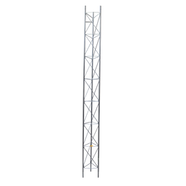 Tramo de Torre Arriostrada de 3m x 45cm, Galvanizado por Inmersión, Hasta 60 m de Elevación. Zonas Húmedas.