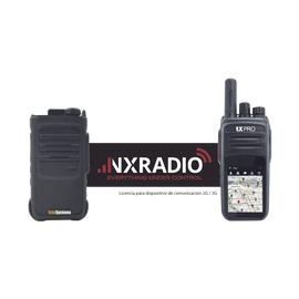 12 meses de Servicio NXRadio para Terminales de Radio NXPOC130, RG360 y M5.