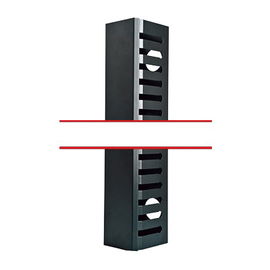 Kit Organizador Vertical de Cable Sencillo, Compatible con Rack EIRL5545.