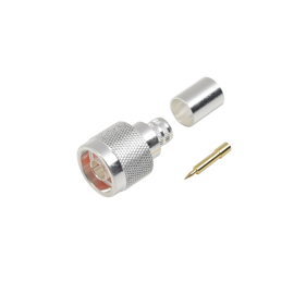 Conector N Macho de Anillo plegable para cables LMR-400, 9913, CNT-400, RG8/U-SYS, RFLASH-1113, 8214, 7810A.