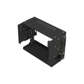 Rack Abierto de montaje en Pared, de 19in, 5 Unidades de rack, Profundidad Ajustable (8