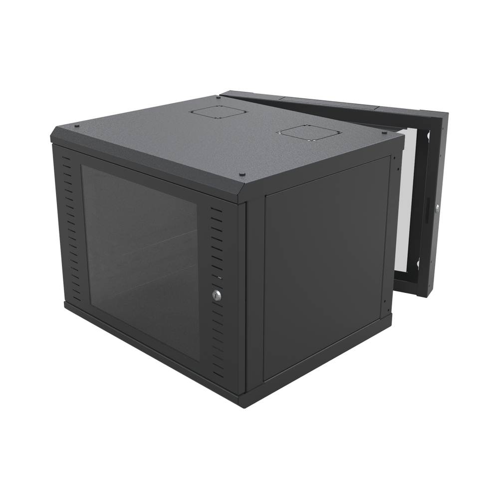 Gabinete Abatible de Pared (Con Marco Trasero) con Rack 19