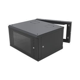 Gabinete Abatible de Pared (Con Marco Trasero) con Rack 19