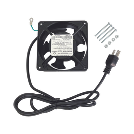 Ventilador 110 Vca de 12 x 12 cm con Cable y Clavija