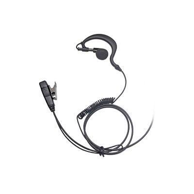 Micrófono de Solapa con Audífono Ajustable al oído. Para Radios HT750/1250/1550/PRO5150/5550/7150