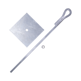 Ancla para Retenida para Muro con Ojo de Llave Galvanizado por Inmersión en Caliente (Requiere Placa Igualadora).