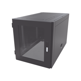 Gabinete Profesional de Piso para Telecomunicaciones de 12UR, 1000 mm Profundidad.