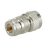 Adaptador en Línea de Conector N Hembra a UHF Macho (PL-259), Plata/ Oro/ Teflón.
