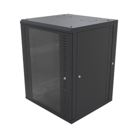 Gabinete Abatible de Pared (Con Marco Trasero) con Rack 19