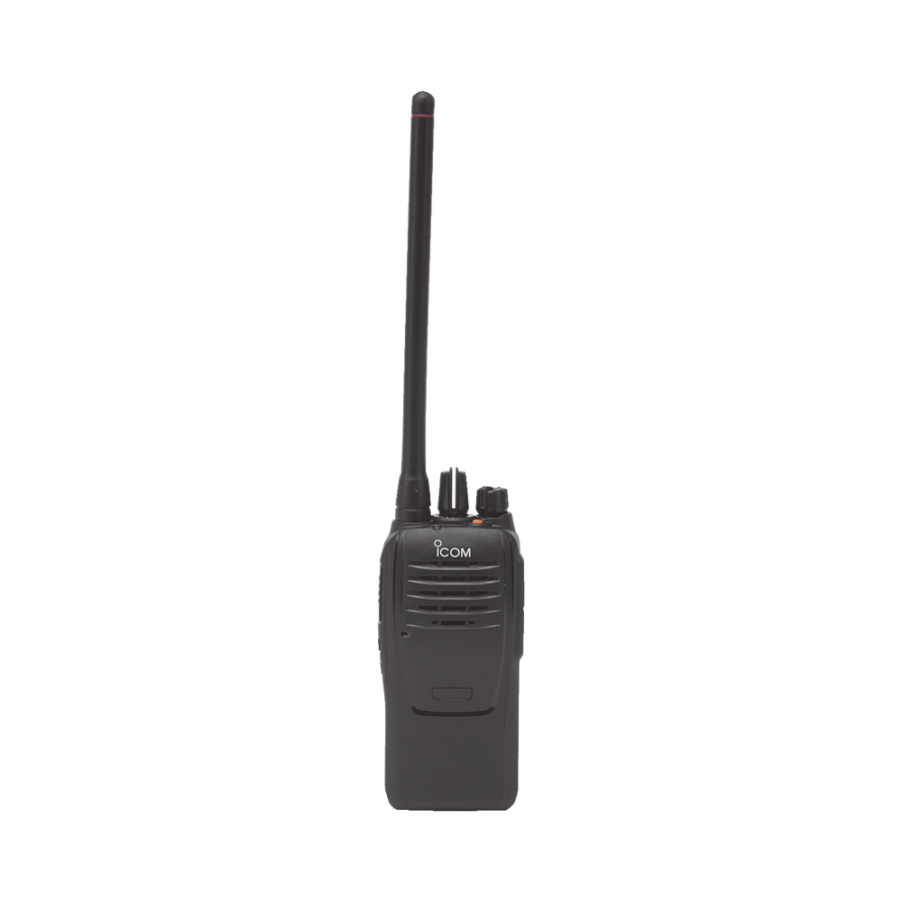 Portable analog radio, (N) 12.5KHz, 5 W, 16 Channels, Submersible IP67, 136-174 MHz.  Supplied with Battery, Belt Clip, Charger, and Antenna