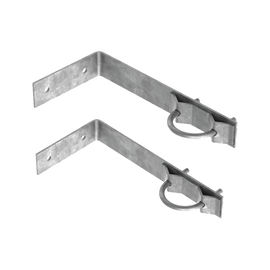 Juego de Herrajes de Pared para Sujeción de Mástil (2 piezas).