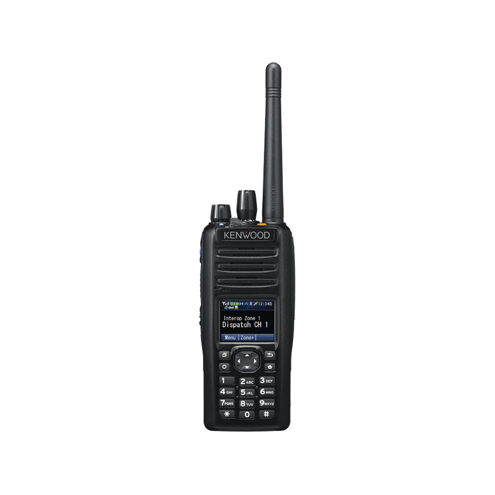 380-470 MHz, Int. Safe, DTMF, NXDN-DMR-Analog, 5 W, Bluetooth, GPS, MicroSD, 1024 Channels, Includes battery, charger, antenna & clip