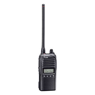 Portable Digital Radio NXDN, 5W, 136-174MHz, 128 Channels, Submersible IP67. Analog, Digital & Conventional, Trunking and Multi Trunking.  Supplied with Battery, Belt Clip, Charger, and Antenna.