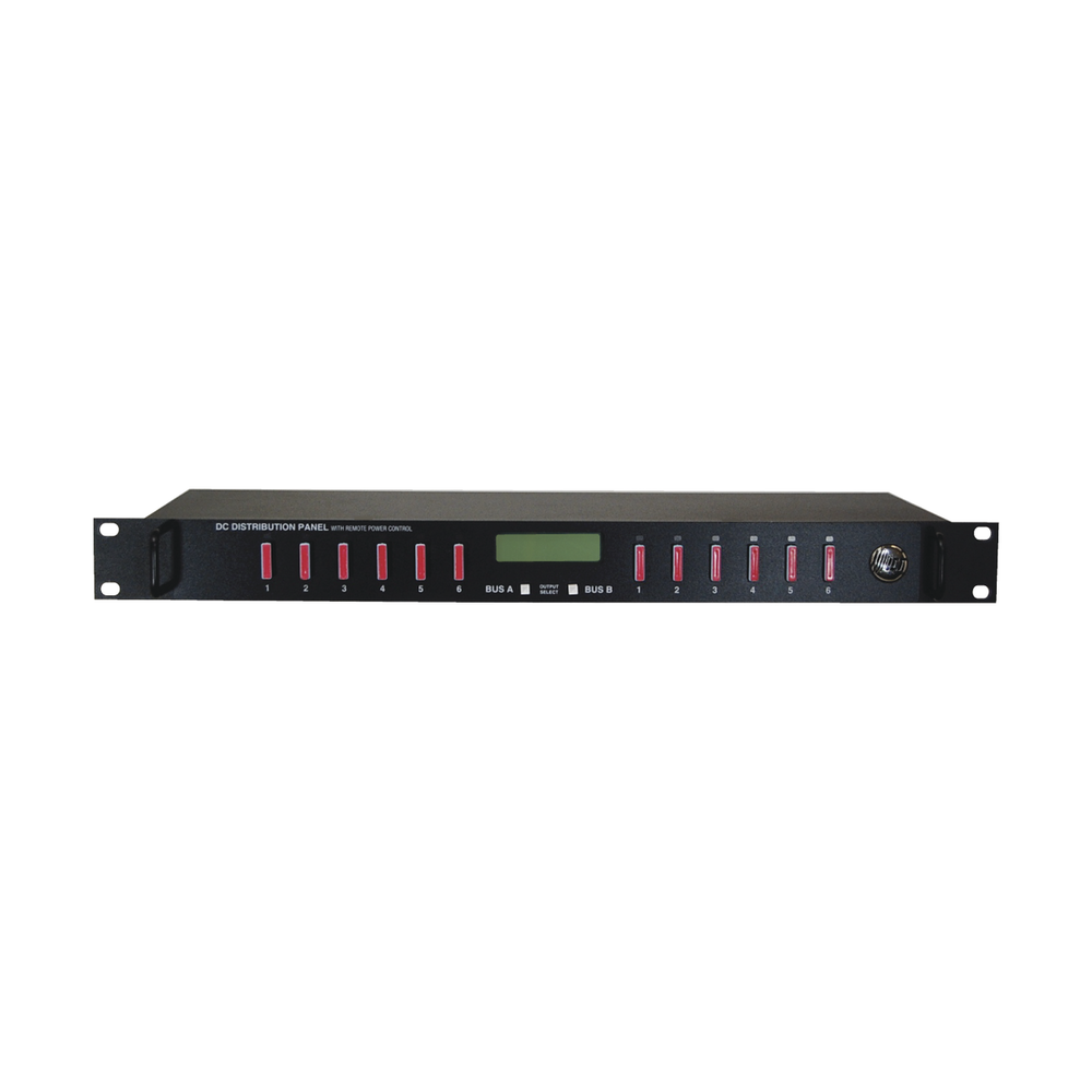 PDU Administrable IP, 12 Salidas con Fusibles ATO, Control de Energía Remoto, Doble Bus Inteligente de Distribución CD, Aplicaciones 12,24 y 48 VCD.