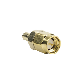 Adaptador Coaxial de SMA Macho a SMB Hembra, Oro/Oro/ Teflón.