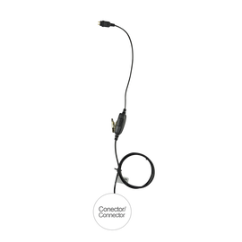 Micrófono de 1 cable serie LOC para KENWOOD NX-340/320/420, TKD-340, TK-3230/3000/3402/3312/3360/3170