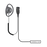 MICRÓFONO DE SOLAPA P/ SEGURIDAD PRIVADA P/ KENWOOD Serie G/ 3230/ 2102G/ 2202L/ 2212L/ 2170/ 2360/ 2302/ 2312/ 2000/ 2402/ NX220/ NX240/ TKD240.