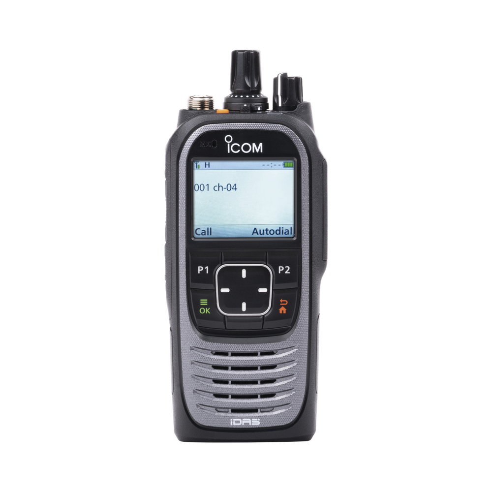 Portable digital radio with 1024 channels, on range 136-174MHz, submersible, GPS and bluetooth built in, LCD color display