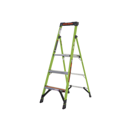 Escalera de Aluminio + Fibra de Vidrio de 1.5m con Soporte para Herramienta. !La Más Liviana del Mundo!